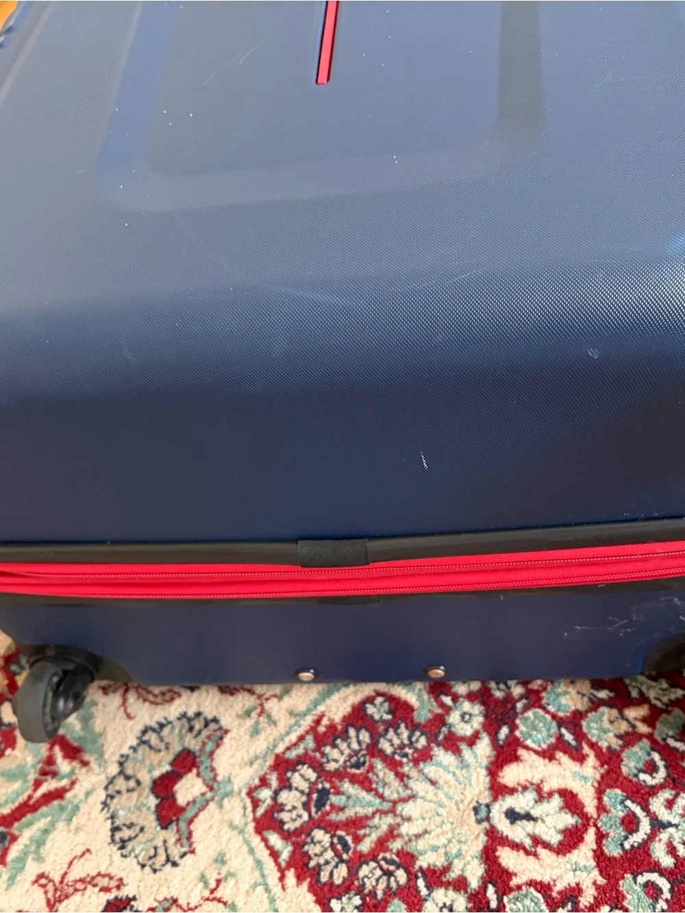 Nautica Navy Blue Carry-On with Red Trim - Travel large Luggage 28’